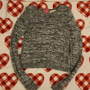 Hollister cropped knit sweater